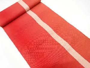 アンティーク　縞模様織り出し　八寸帯地反物